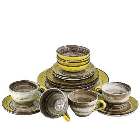 Santa Anita Ventiware Vintage 1960s Ceramic Dining Set