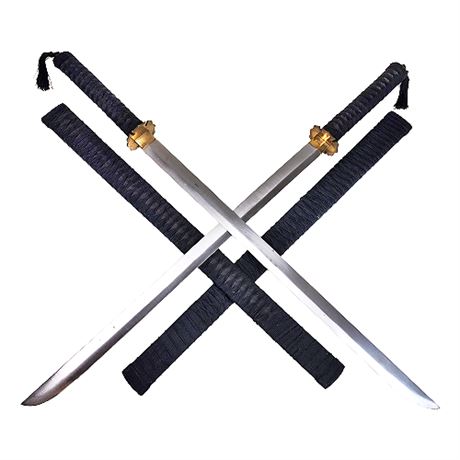 Pair Japanese Style Swords