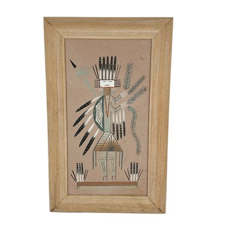 Vintage Navajo Sand Painting