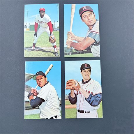 4x 1968 Dexter Press Cards