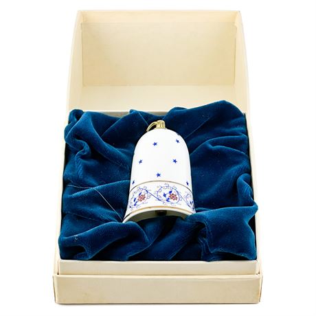 Vintage 1989 Laura Ashley Bone China Bell with Original Box