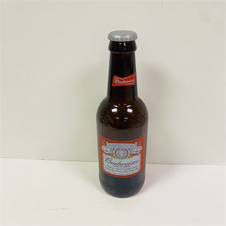 Huge Glass Budweiser Bottle