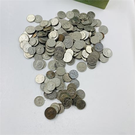 Old Unsearched Canada 5¢, 10¢ and 25¢ Lot