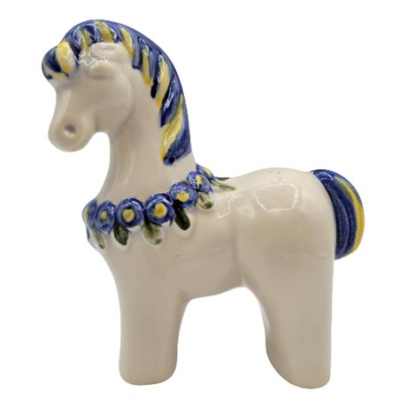 Rosa Ljung Ceramic Horse Figurine Båstad Sweden