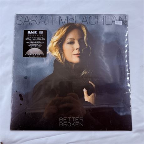 Sarah McLachlan Better Broken Vinyl Record - Factory Sealed