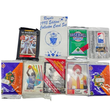 Advertising/Products--Mixed lot of Baseball Cards