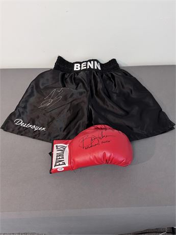 Signed Boxing Memorabilia