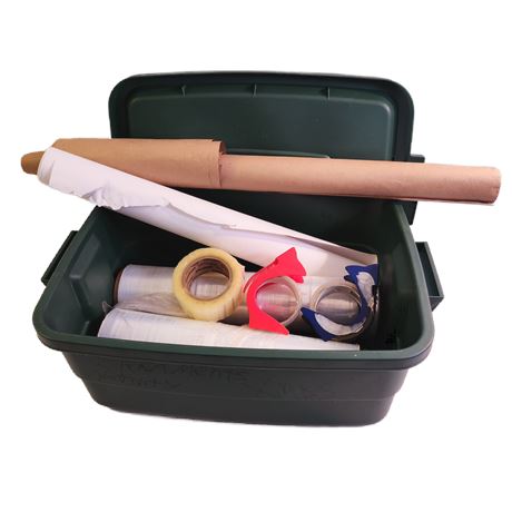 Packaging supplies and Plastic Tote