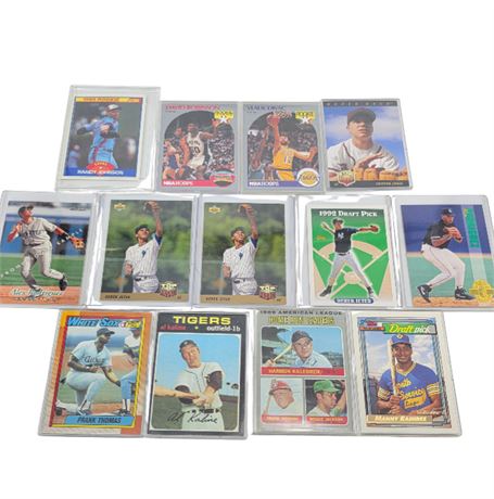 Lot of Baseball Cards in Cases