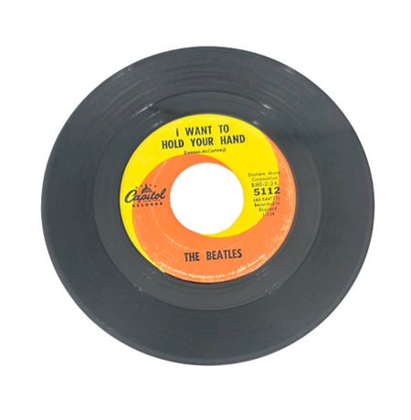 Beatles 45, I Saw Her Standing There/I Want to Hold Your Hand