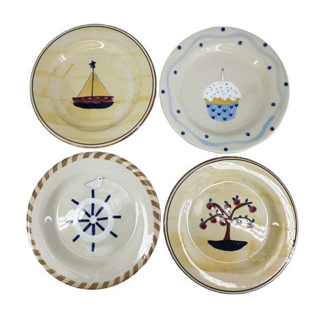 Lot of Hearthstone Pottery Dessert Plates