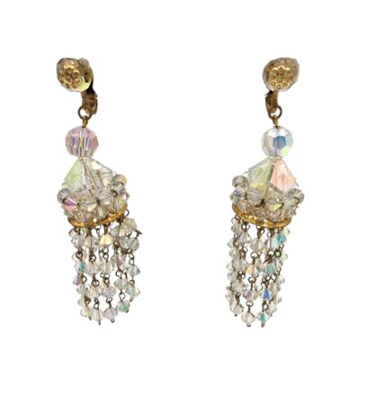 Aurora Borealis Chandelier Earrings