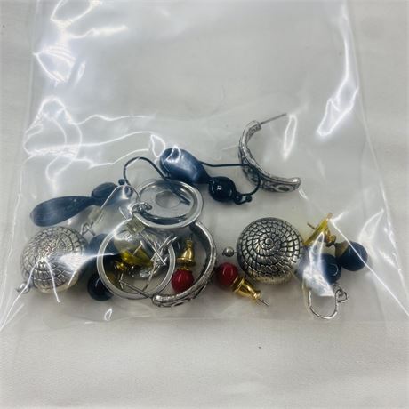 Costume Earring Lot - All Matching Pairs in Excellent Condition