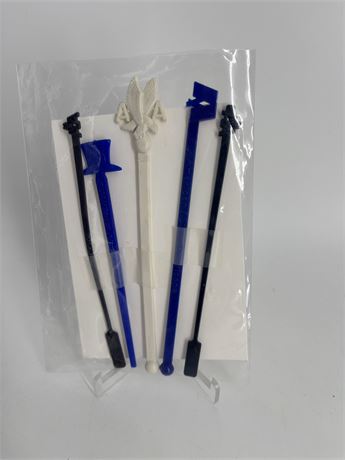 5 American Airlines Swizzle Sticks