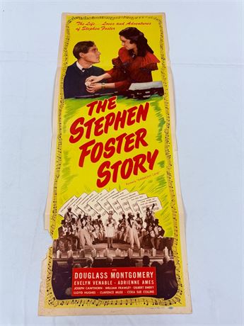 The Stephen Foster Story Original 14x36” Movie Poster