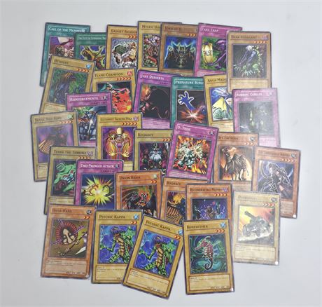 1996 Yu-Gi-Oh! Lot of 30 Cards