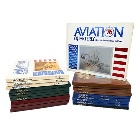 Lot of Vintage Aviation Quarterly Books