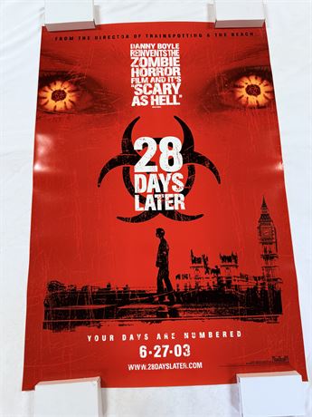 28 Days Later Original 27x40 Movie Poster - ROLLED