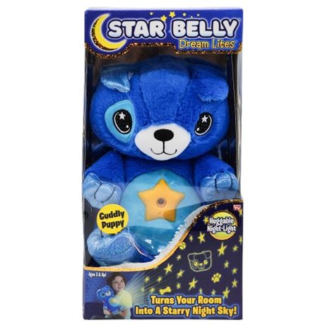 New in Damaged Box Star Belly Dream Lites Cuddly Puppy