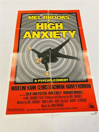 High Anxiety Original 27x41 Movie Poster