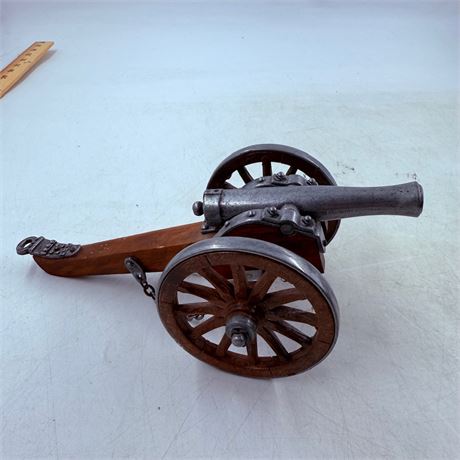 Vintage 9” Brass Cannon