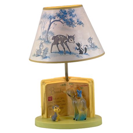 Vintage Dolly Toy Company Bambi Storybook Bedside Lamp