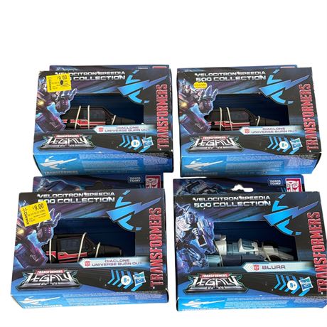 Four (4) Transformers Legacy Toys