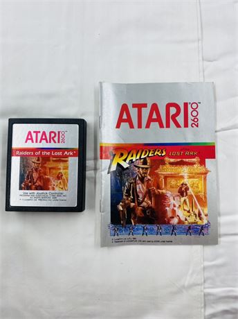 Atari Raiders of the Lost Ark w/ Manual