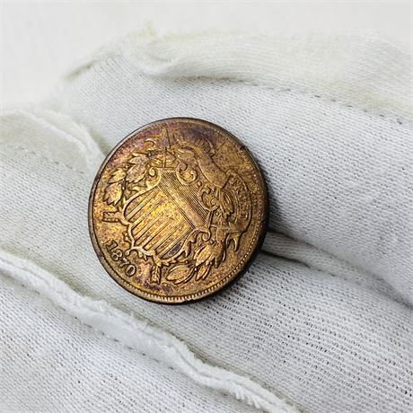 1870 US 2 Cent Piece