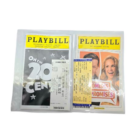 Kristen Chenowith Sean Hayes Broadway Playbills