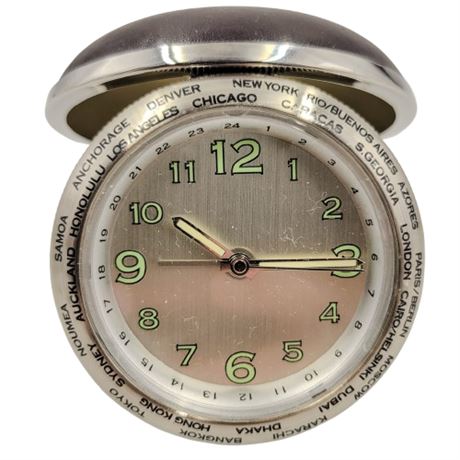 2006 Leather Case Travel Clock (Unworking)