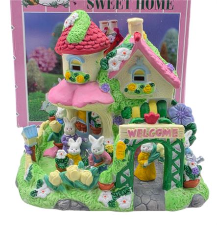 Porcelain Easter Village, Cottontale Cottages, Sweet Home