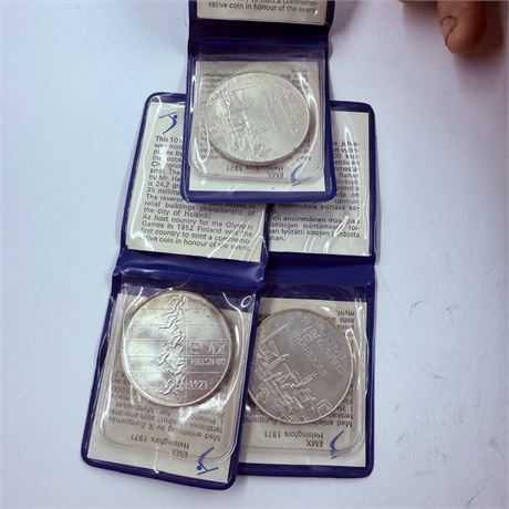 3 BU 1971 Finland Silver Markkaa