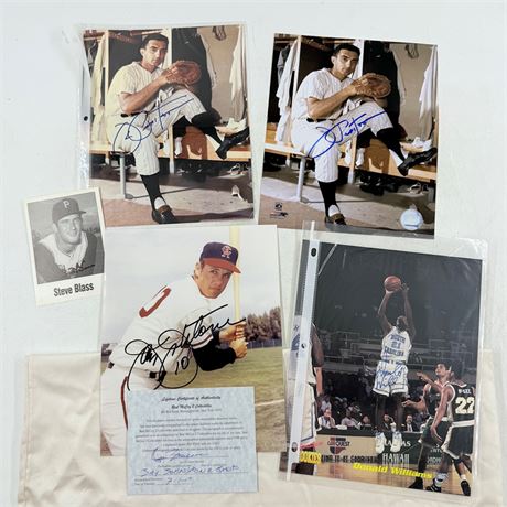 Signed Photo Lot