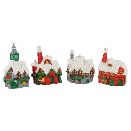 Vintage Plastic Christmas Houses