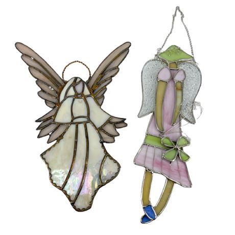 Stained Glass Angel Window Hangers