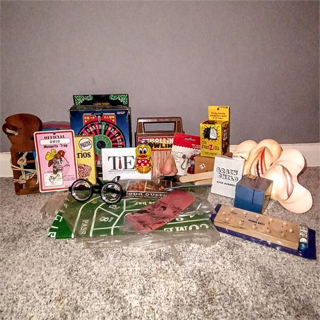 Vintage Pranks, Gags & Games Collection – Retro Novelty Fun Assortment