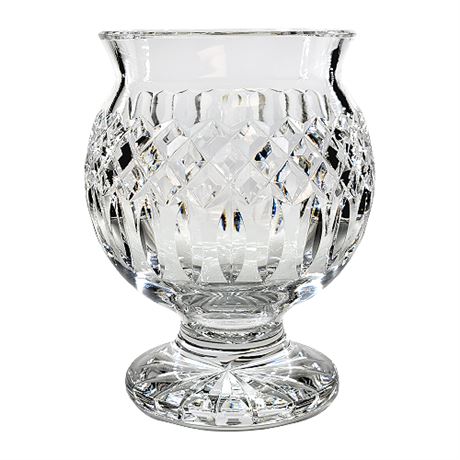 Waterford Crystal Giftware Footed Rose Bowl Vase