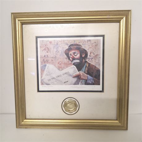 Emmett Kelly Print 3046/5000