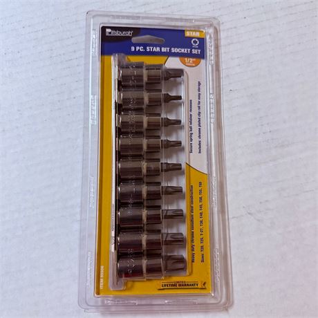 Pittsburgh Star Bit Socket Set
