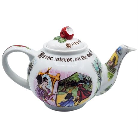 Cardew Design Snow White Teapot w/ Apple Handle Lid