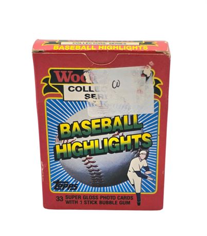 1989 Topps Woolworth Baseball Highlights