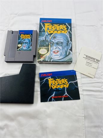 NES Fester’s Castle CIB w/ Manual + Insert