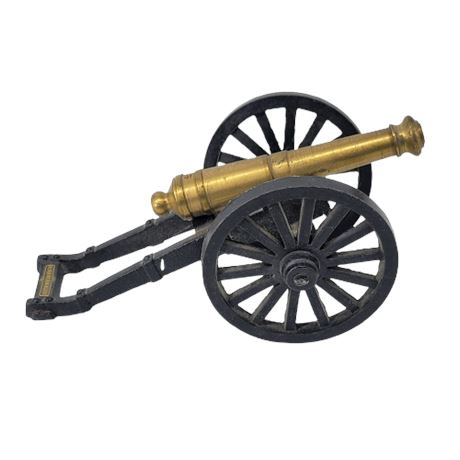 Old Fort Niagara Miniature Cast Iron & Brass Canon