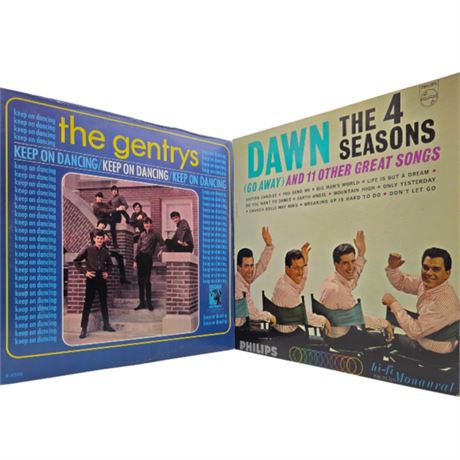 Lot of Two VTG Albums - The Gentrys & Dawn and the 4 Seasons
