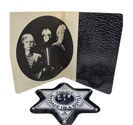 The Police 1980 Picture Disc Single "Message in a Bottle"