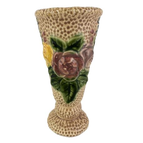 Vintage Early 1900's Roseville Rozane Floral Vase