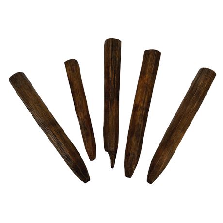 Lot of 5 Antique Oak Spikes