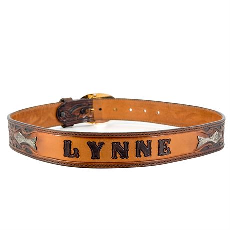 Vintage Larry Mahan's Leather Belt