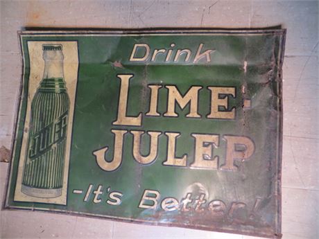 1920's Lime Julep Sign